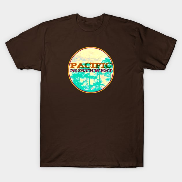 Pacific Northwest Trees T-Shirt by TheDaintyTaurus